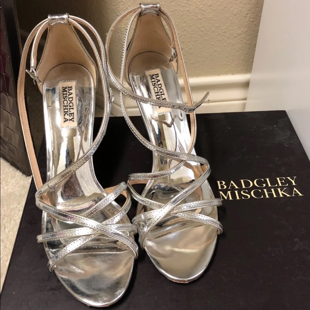 Silver heels